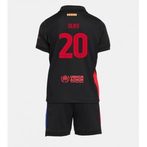 Barcelona Dani Olmo #20 Gostujuci Dres za Dječji 2024-25 Kratak Rukavima (+ kratke hlače)